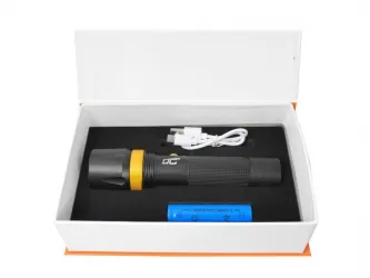 Latarka ręczna ewakuacyjna LTC LED COB 6W/3W akumulator 6800mAh USB
