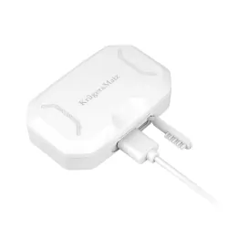 Bezprzewodowe słuchawki bluetooth TWS Haylou T15 powerbank 2200 mAh czarne