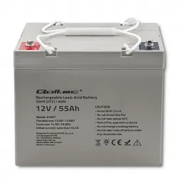 Akumulator AGM Qoltec 12V 55Ah HQ
