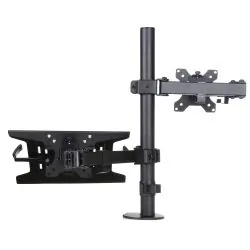 Uchwyt biurkowy Art L-24 do monitora LED/LCD 13-32 cala z podstawką na notebooka