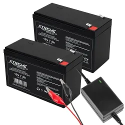2x Akumulator żelowy XTREME 12V 7.0Ah + ładowarka