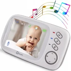Niania elektroniczna Babyline 6.1 z kamerą i ekranem