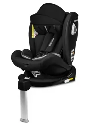 Fotelik samochodowy przód tył LIONELO BRAAM 0-36 KG ISOFIX + noga - kolor czarny