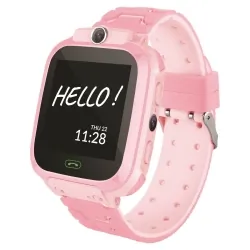 Zegarek smartwatch Maxlife Kids Watch MXKW-300 dla dzieci różowy