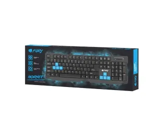 Zestaw FURY HORNET klawiatura + mysz + podświetlana mata