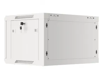 Szafa instalacyjna RACK V2 wisząca 19&#039;&#039; 6U 600x450 drzwi szklane Lanberg  - szara