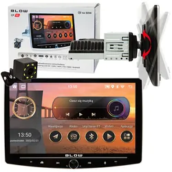 Radio samochodowe BLOW CP01 1DIN 10" Android/WiFi/GPS/CarPlay obrotowe