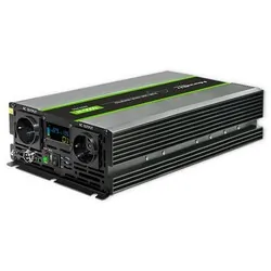 Przetwornica napięcia Qoltec Monolith 24V/230V 3000W/6000W USB LCD CZYSTY SINUS