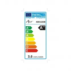 Żarówka LED GU10 3.6W 25xSMD2835, AC230V, 320lm, WW blist.