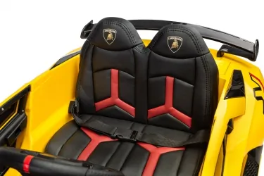 Samochód auto na akumulator Caretero Toyz Lamborghini Aventador SVJ akumulatorowiec + pilot zdalnego sterowania - żółty