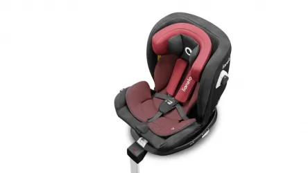 Fotelik samochodowy przód tył LIONELO BRAAM 0-36 KG ISOFIX + noga - kolor bordowy