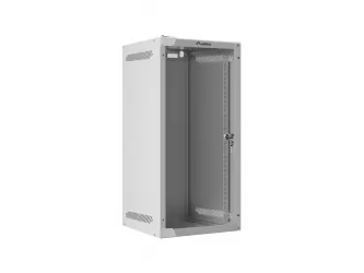 Szafa instalacyjna RACK wisząca 10&#039;&#039; 12U 280x310 drzwi szklane Lanberg (flat pack) - szara
