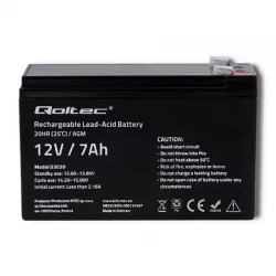 Akumulator AGM Qoltec 12V 7Ah HQ