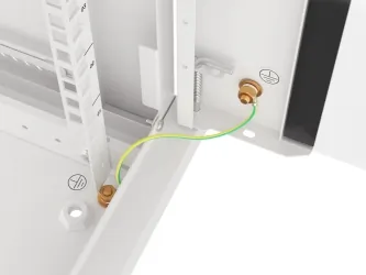 Szafa instalacyjna RACK V2 wisząca 19&#039;&#039; 4U 600x600 drzwi szklane Lanberg  - szara
