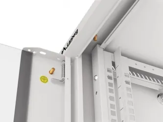 Szafa instalacyjna RACK wisząca 19&#039;&#039; 15U 570x450 drzwi szklane Lanberg  - szara