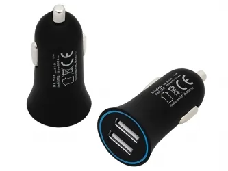 MOCNA ŁADOWARKA SAMOCHODOWA 2x USB 5V 2.1A 12V/24V