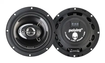 Głośniki samochodowe Peiying Alien 6.5" 120W z maskownicami komplet