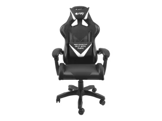Fotel GAMINGOWY FURY  AVENGER L czarno -biały