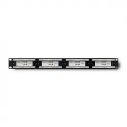 Patch panel do szafy RACK 19&amp;quot; Qoltec  24 porty kat.6 UTP