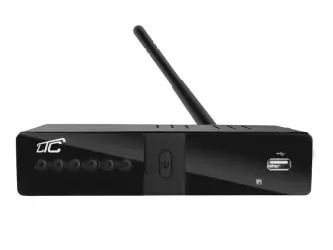 Tuner cyfrowy LTC DVB-T2 WiFi HEVC H.265 z programowalnym pilotem