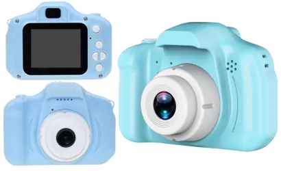 Aparat dla dzieci kamera Full HD X2 niebieski