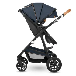 Wózek wielofunkcyjny LIONELO AMBER 2 w 1 spacerówka + gondola + torba + akcesoria - granatowy