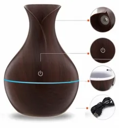 Ultradźwiękowy nawilżacz powietrza LTC 2w1 dyfuzor aromaterapia podświetlany LED