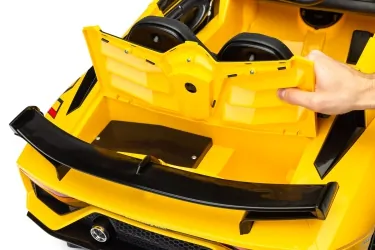 Samochód auto na akumulator Caretero Toyz Lamborghini Aventador SVJ akumulatorowiec + pilot zdalnego sterowania - żółty