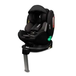 Fotelik samochodowy przód tył LIONELO ANTOON RWF 0-18 KG ISOFIX i-Size + noga - kolor czarny