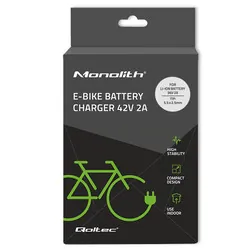 Ładowarka do baterii roweru elektrycznego Qoltec 36V/42V 2A 84W 5.5*2.5