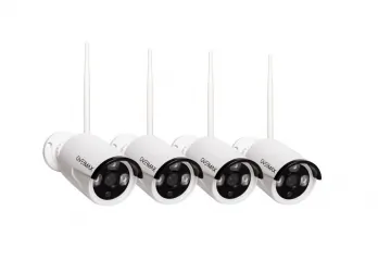 Zestaw do monitoringu OVERMAX CAMSPOT NVR 4.0 rejestrator + 4x zewnętrzna kamera IP WiFi