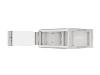 Szafa instalacyjna RACK V2 wisząca 19'' 4U 570x600 drzwi szklane Lanberg  - szara