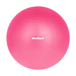 Mini piłka gimnastyczna rehabilitacyjna 25cm REBEL ACTIVE - różowa