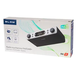 Radio kuchenne FM/DAB  BLOW RK2 srebrne