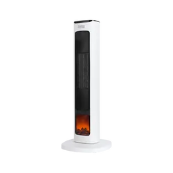 Termowentylator kolumnowy grzejnik PTC Teesa z imitacją kominka 1000W/2000W