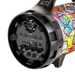 Głośnik bluetooth REBEL USB SD FM z funkcją karaoke + mikrofon bezprzewodowy
