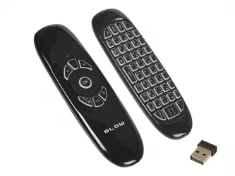 Pilot 2w1 bezprzewodowa klawiatura SmartTV 2,4GHz Blow KS-3 AIR MOUSE