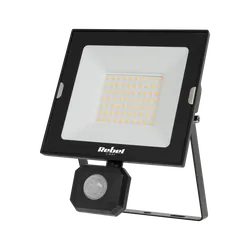 Halogen reflektor lampa LED naświetlacz Rebel 50W 4000K 230V z sensorem ruchu i zmierzchu