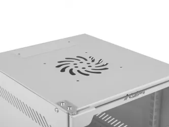 Szafa instalacyjna RACK wisząca 10&#039;&#039; 4U 280x310 drzwi szklane Lanberg (flat pack) - szara