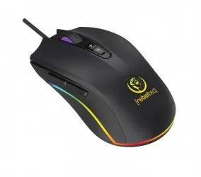 Mysz gamingowa podświetlana Rebeltec PREDATOR 6300DPI RGB dla graczy