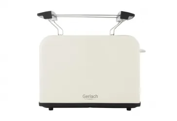 Toster z wyświetlaczem LCD na 2 kromki Gerlach GL 3221 kremowy