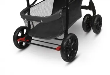Wózek spacerowy LIONELO EMMA PLUS + tacka i uchwyt na kubek + torba - turkusowy