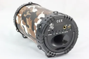 Rebeltec SoundTUBE 140 głośnik bluetooth radio MP3 SD USB AUX podświetlenie LED - moro