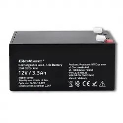 Akumulator AGM Qoltec 12V 3.3Ah HQ