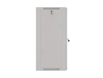 Szafa instalacyjna RACK wisząca 19'' 18U 570x450 drzwi szklane Lanberg - szara