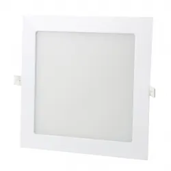 Panel LED 17x17cm 12W podtynkowy PLAFON sufitowy 4000K-W - nikiel