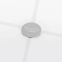 Waga łazienkowa analityczna Adler AD 8187 udźwig do 180 kg aplikacja FitGo - biała