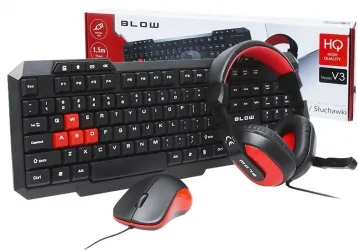Zestaw gamingowy Blow V3 3w1 klawiatura + mysz + słuchawki