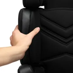 Fotelik samochodowy LIONELO HUGO czarny 15-36 kg ISOFIX