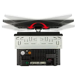 Radio samochodowe BLOW CP01 1DIN 10" Android/WiFi/GPS/CarPlay obrotowe